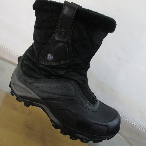 Merrell Waterproof Winter Boots Black Women's Size 10 - Picture 2 of 8